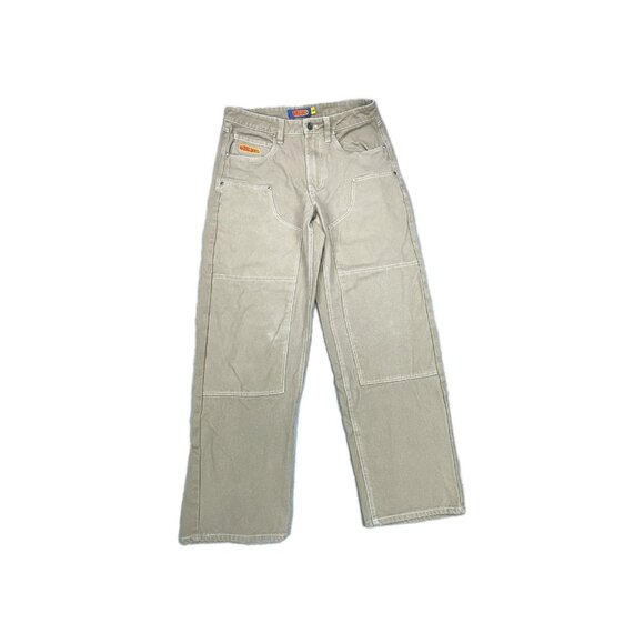 Empyre Skate Jeans Mens 30 Beige 5-Pockets Durable Heavy Duty Workwear Denim - Picture 1 of 11